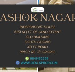 property sale ashok nagar chennai