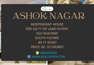 property sale ashok nagar chennai