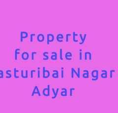 independent house for sale in kasturibai nagar adyar