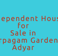 independent house for sale in adyar karpagam gardens