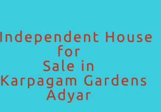 independent house for sale in adyar karpagam gardens