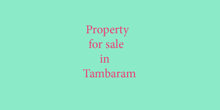 independent house for sale in tambaram