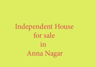 independent house for sale in anna nagar