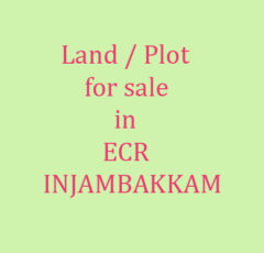 land for sale in ecr injambakkam