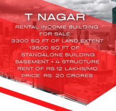rental income commercial properties sale chennai