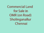 commercial land sale omr sholinganallur chennai