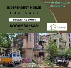 independent house sale kodambakkam chennai