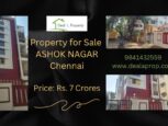 property for sale in ashok nagar chennai
