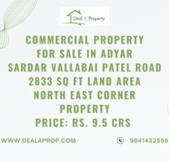 property sale adyar sardar patel road