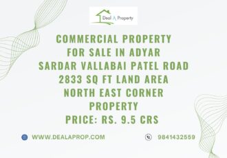 property sale adyar sardar patel road