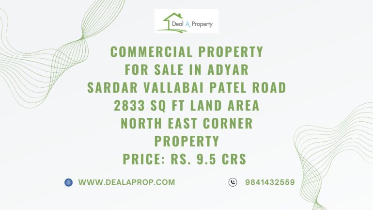 property sale adyar sardar patel road