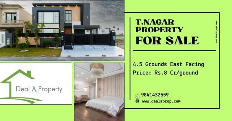 land for sale in t.nagar Chennai