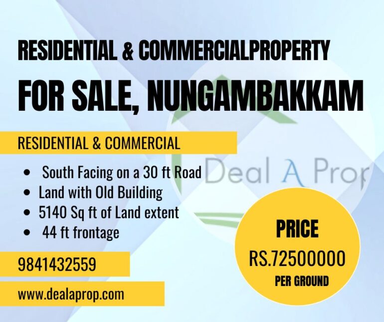Property sale in nungambakkam chennai