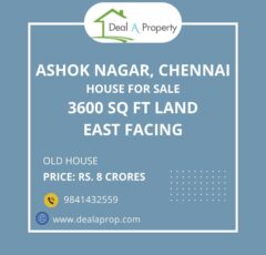house sale ashok nagar chennai