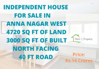 house sale w.anna nagar chennai