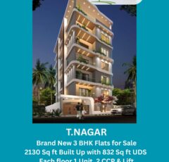 flats sale t.nagar chennai