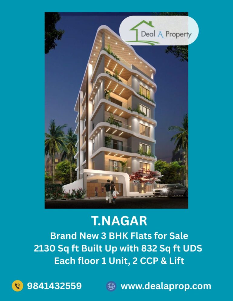 flats sale t.nagar chennai