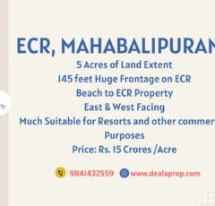 beach property sale mahabalipuram ecr