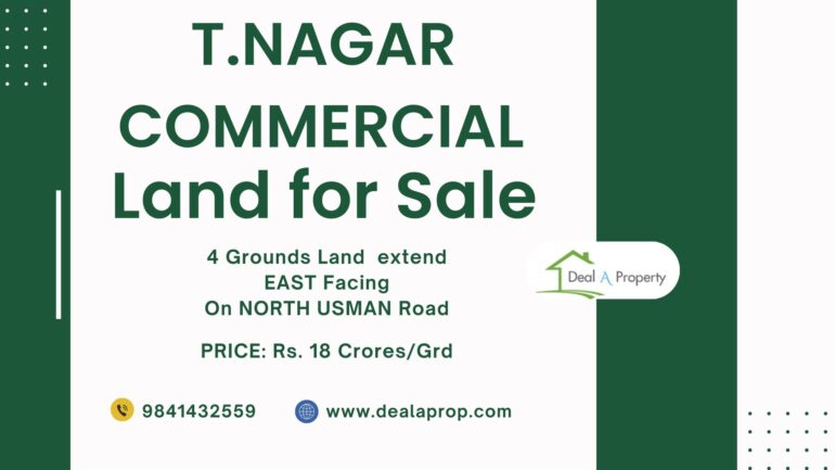 commercial property sale t.nagar chennai