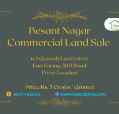 besant nagar property sale chennai