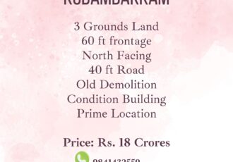land sale kodambakkam chennai