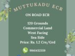 commercial property sale ecr muttukadu