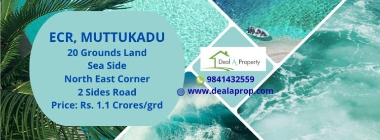 layout land sale ecr muttukadu