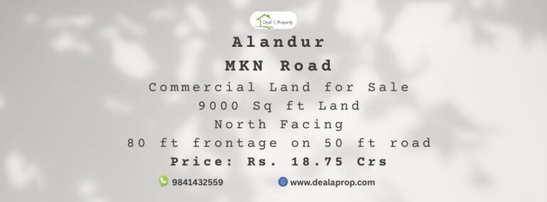 land sale alandur chennai