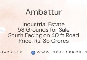 commercial land sale ambattur industrial estate