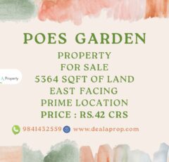 house for sale in poes garden teynampet chennai