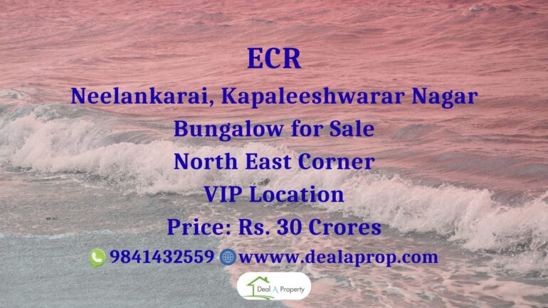 house sale kapaleeshwarar nagar neelankarai ecr
