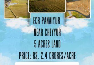 land sale ecr panaiyur cheyyur