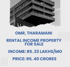 rental income property sale omr tharamani
