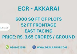 property sale akkarai ecr chennai