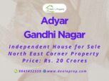 house sale adyar gandhi nagar chennai
