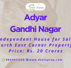 house sale adyar gandhi nagar chennai