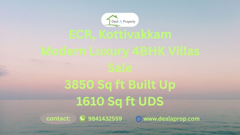 luxury villas sale ecr kottivakkam