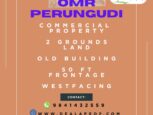 commercial land sale omr perungudi chennai