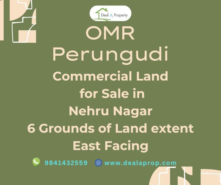 commercial property sale perungudi omr