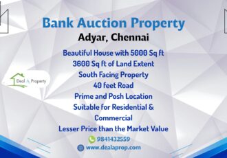 auction property sale chennai adyar