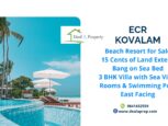 resort property sale ecr kovalam chennai