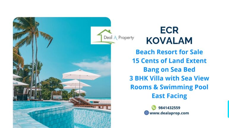 resort property sale ecr kovalam chennai
