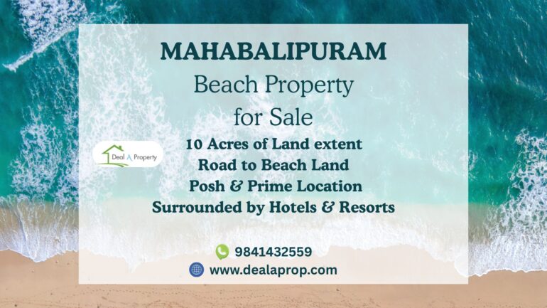 beach land mahabalipuram ecr sale