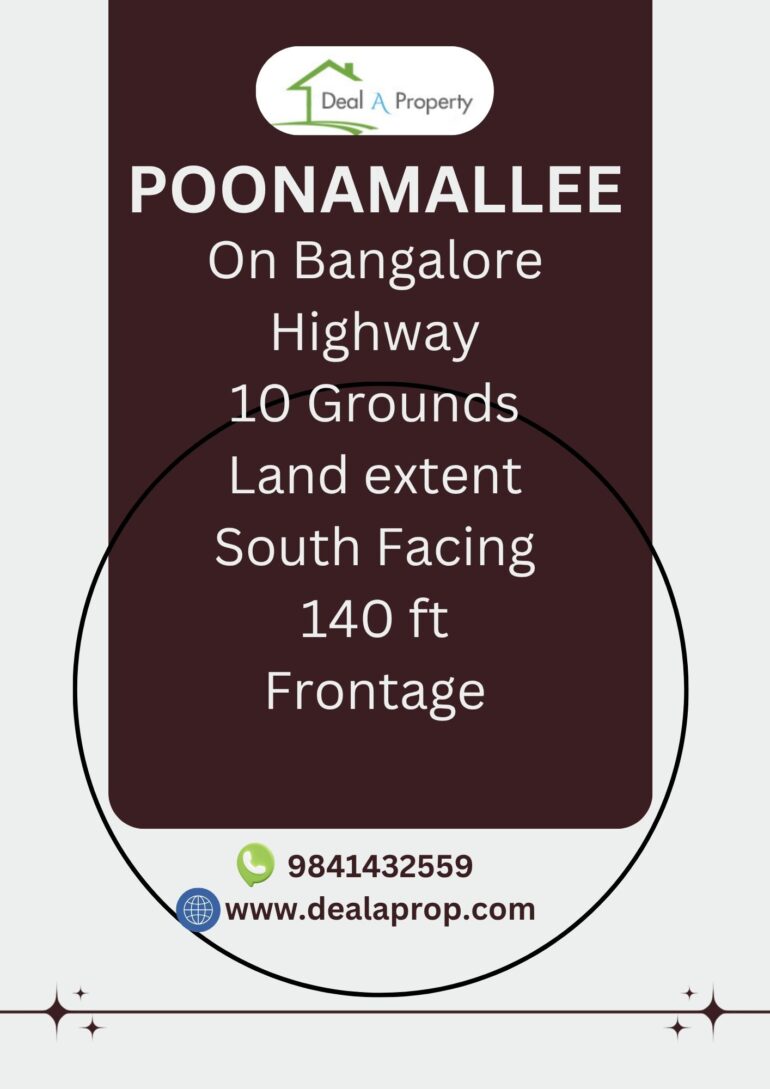 commercial property bangalore highway chennai