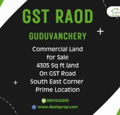 commercial land guduvanchery gst road chennai sale