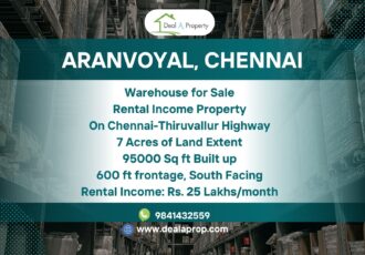 rental warehouse sale chennai aranvoyal