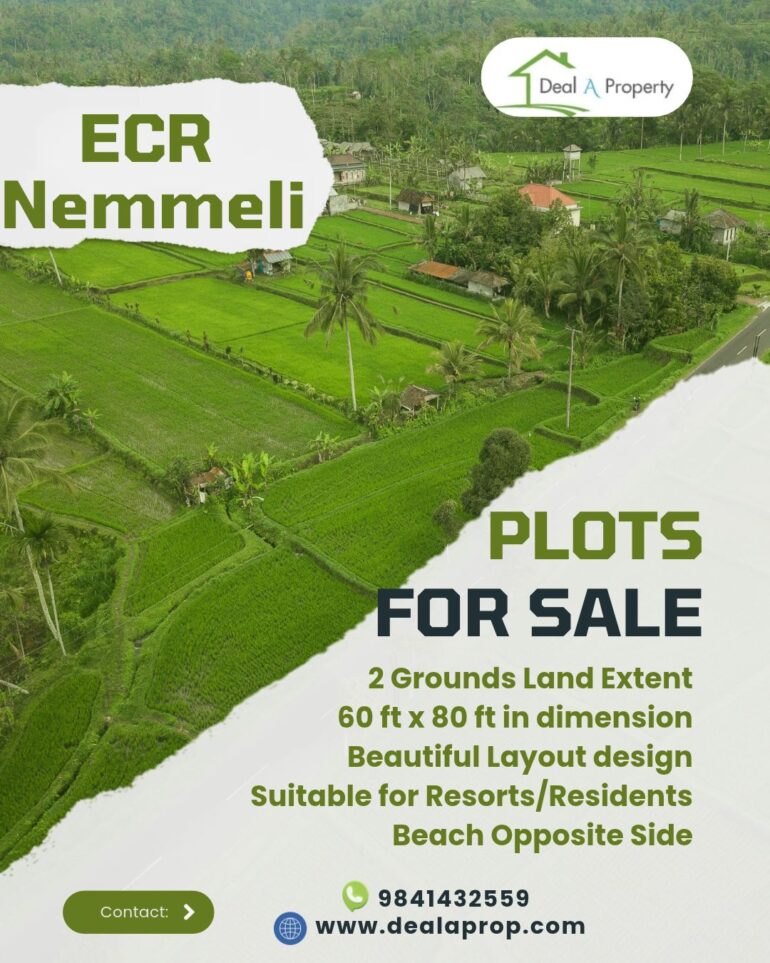 properties sale ecr nemmeli chennai